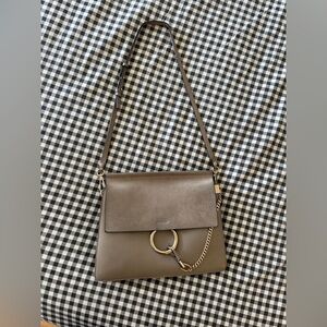 Chloe Faye Bag medium taupe color